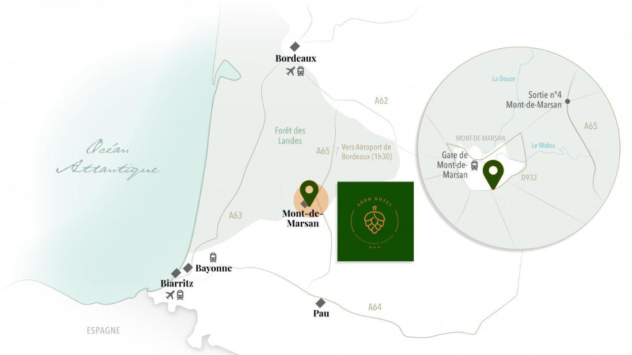 Abor Hotel, Mont De Marsan Saint-Pierre-du-Mont  Ngoại thất bức ảnh